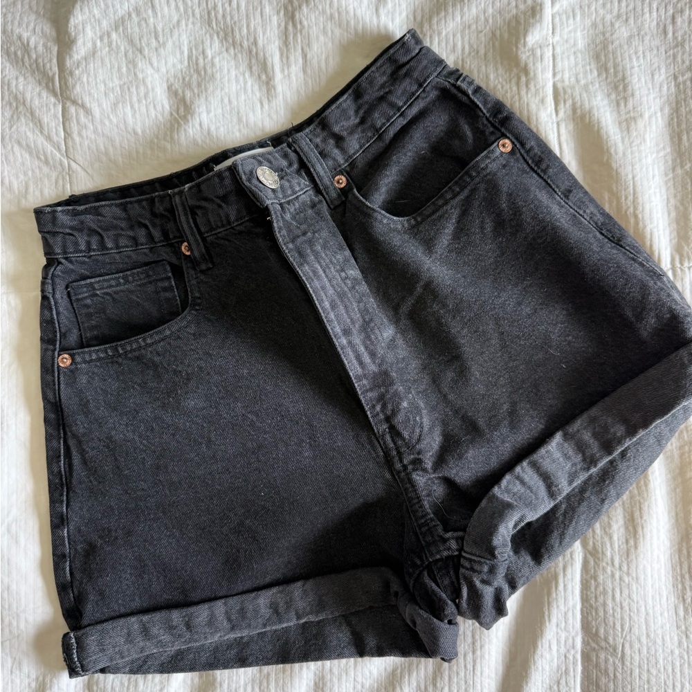 Zara High Rise Denim Shorts